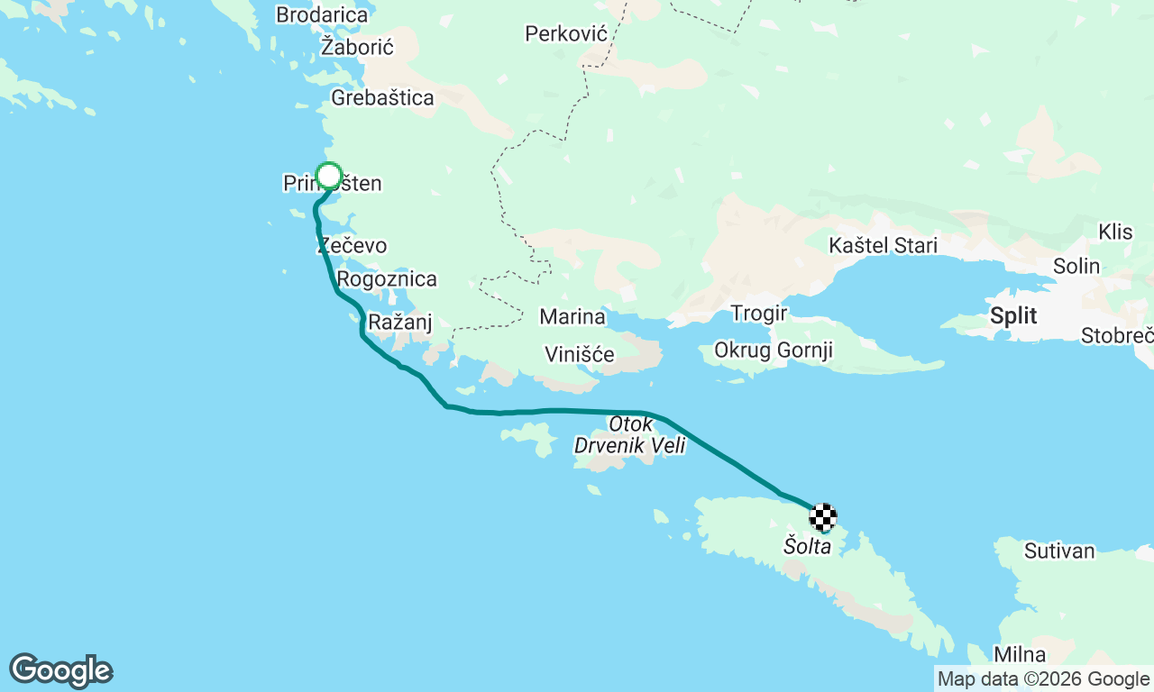 Voyage map