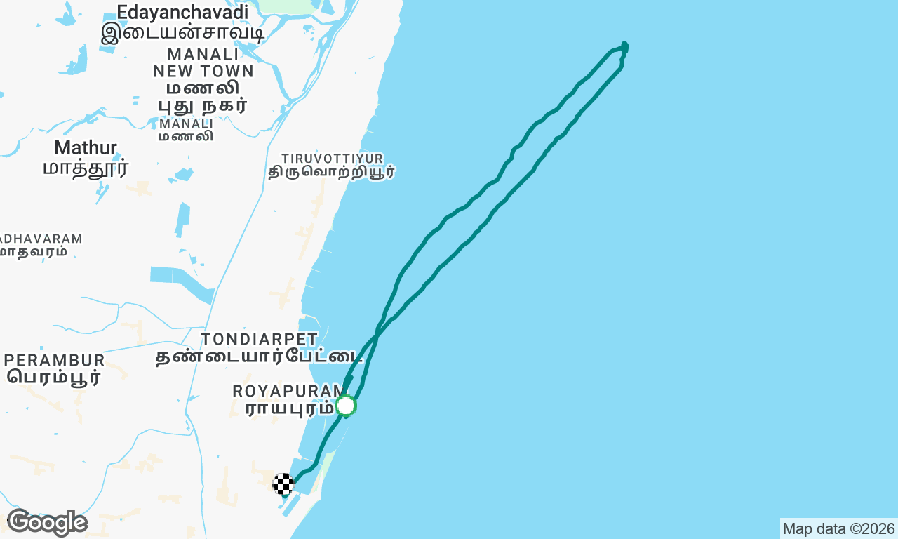 Off chennai 