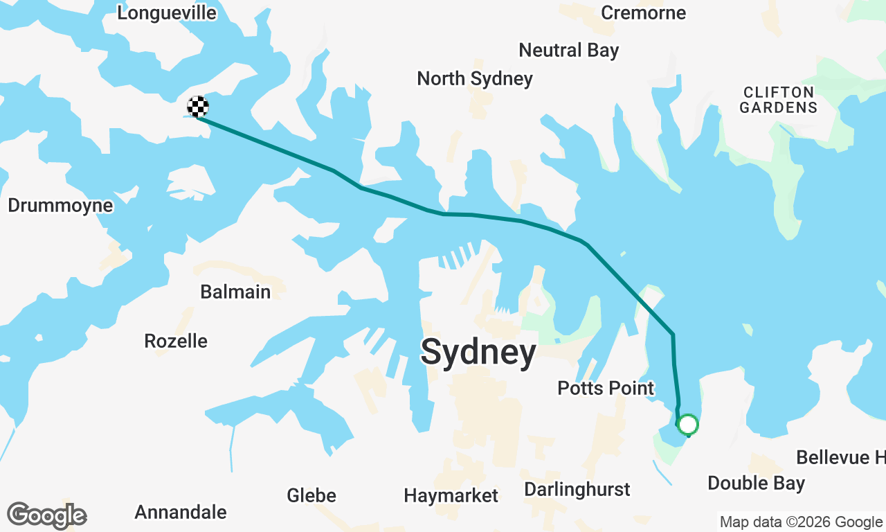 Voyage map