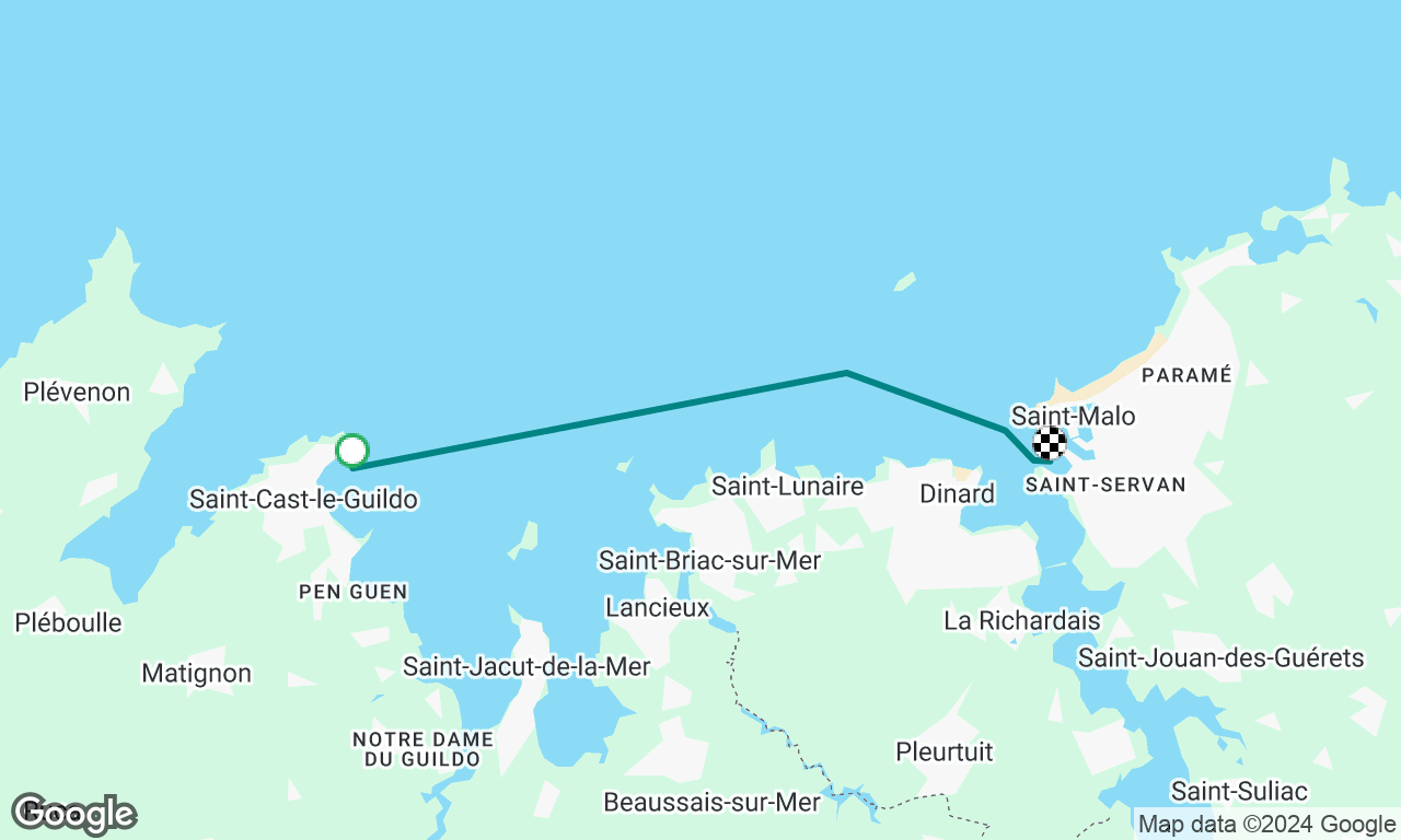 Saint Cast to St Malo 