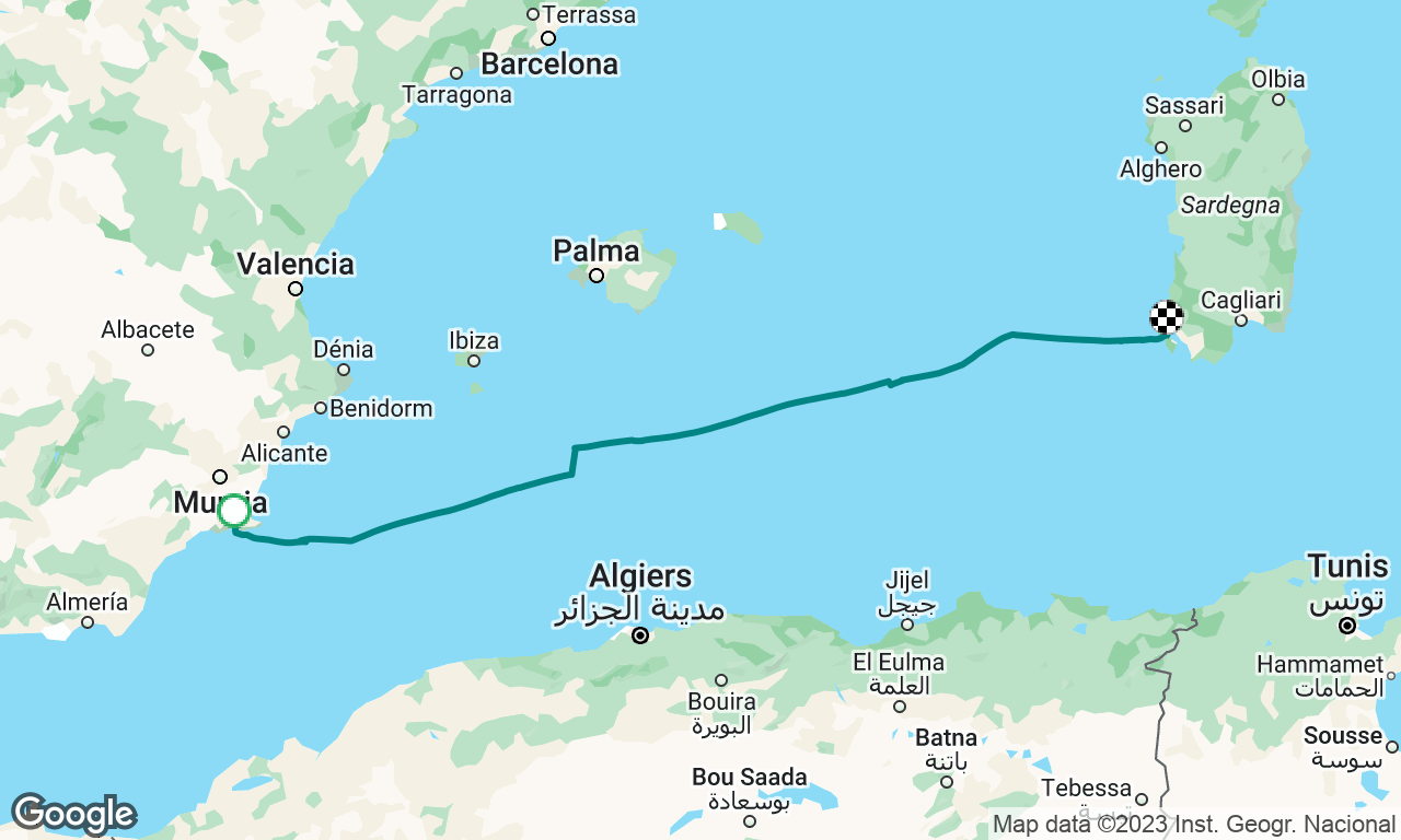 Halcyon Yacht Delivery Southampton to Lefkas Leg 7: Cartagena to Calasetta