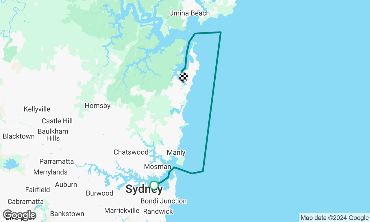 Sydney to Pittwater