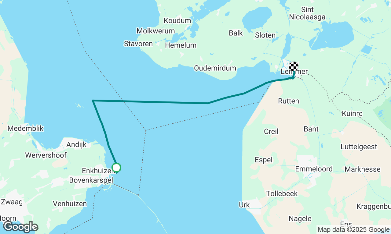 Enkhuizen naar Lemmer