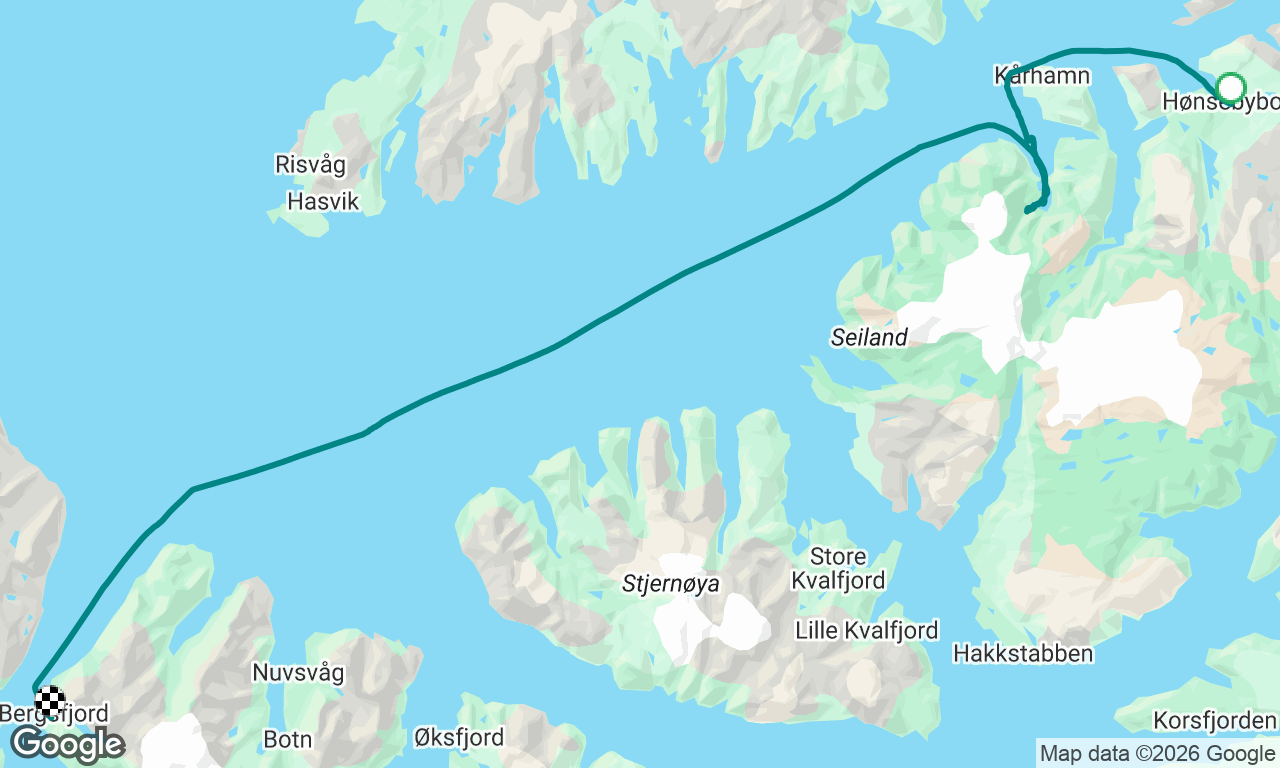 Skakkebakken -> Bergsfjord