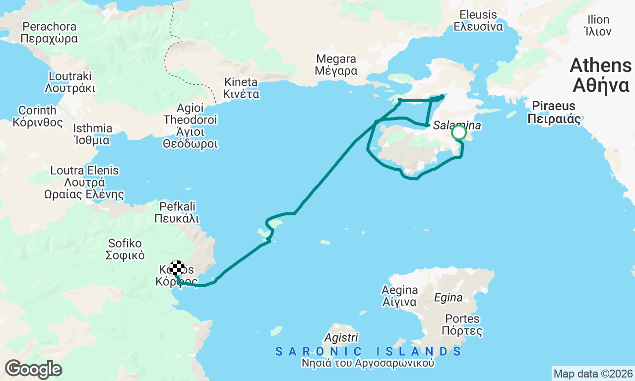 Voyage map