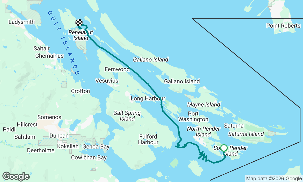 Day 5 Sailing Gulf Islands 