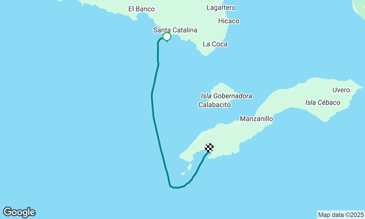 Santa Catalina to Isla Cèbaco