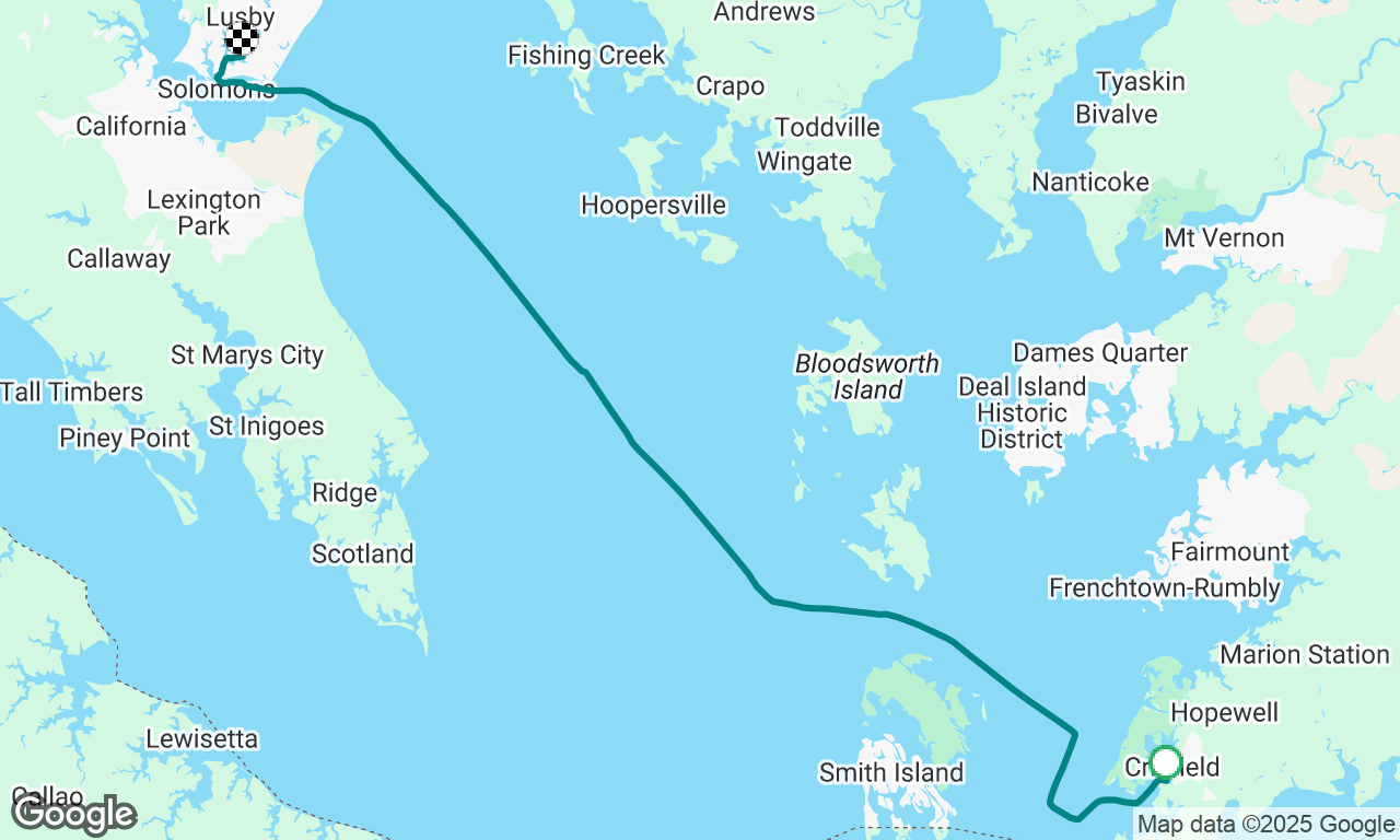 Crisfield to Solomons