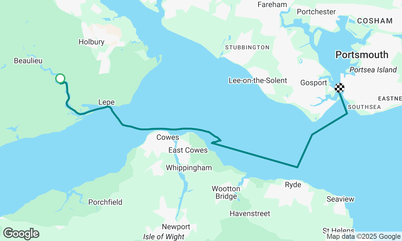 Beaulieu River to Portsmouth 