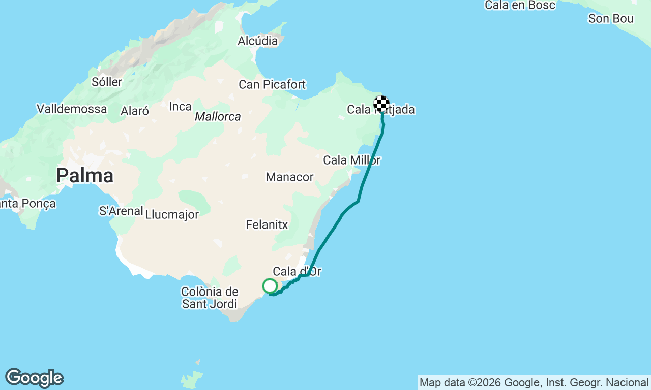 Voyage map