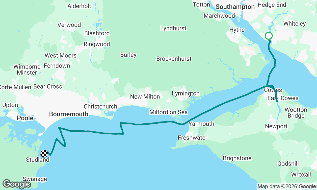 Hamble Point to Studland