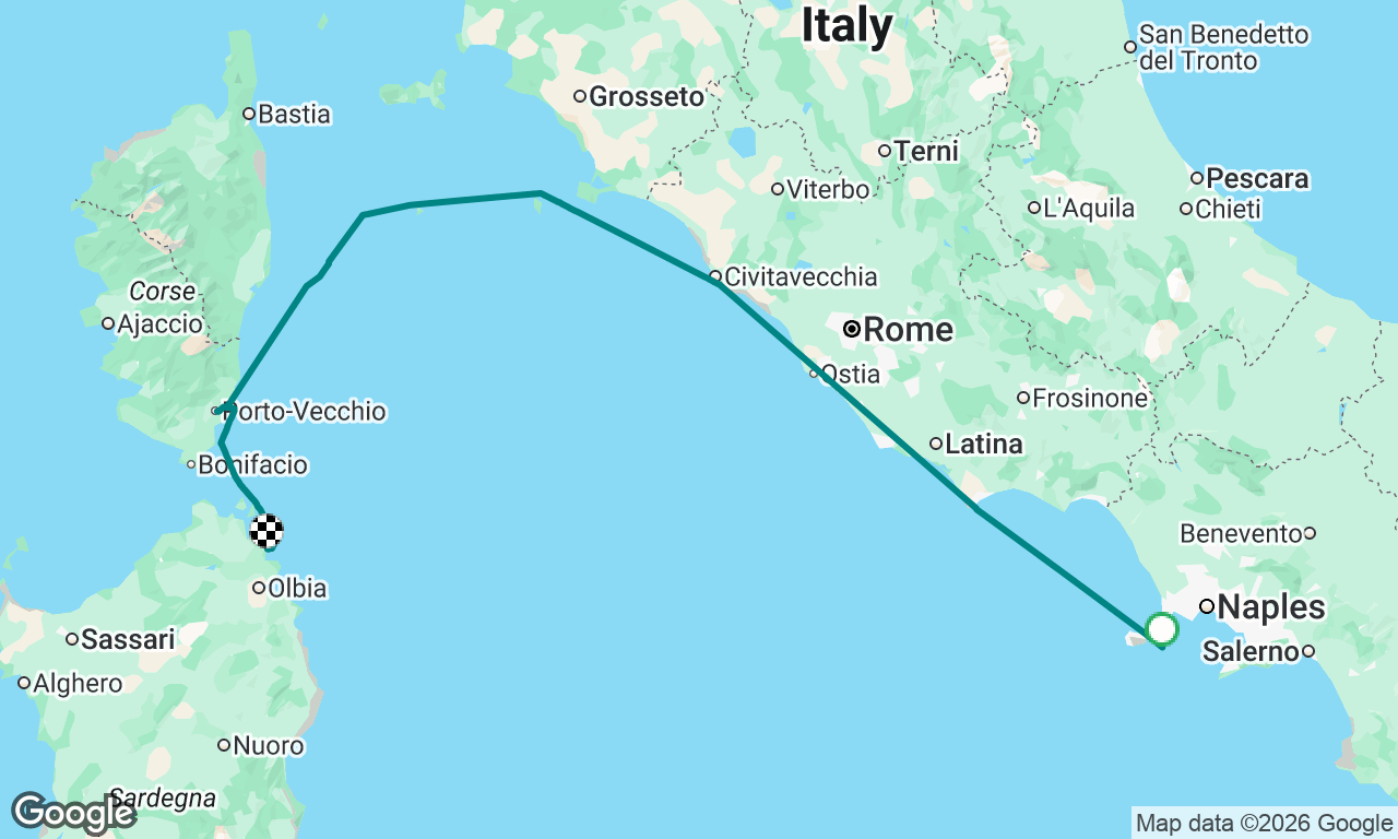 Voyage map