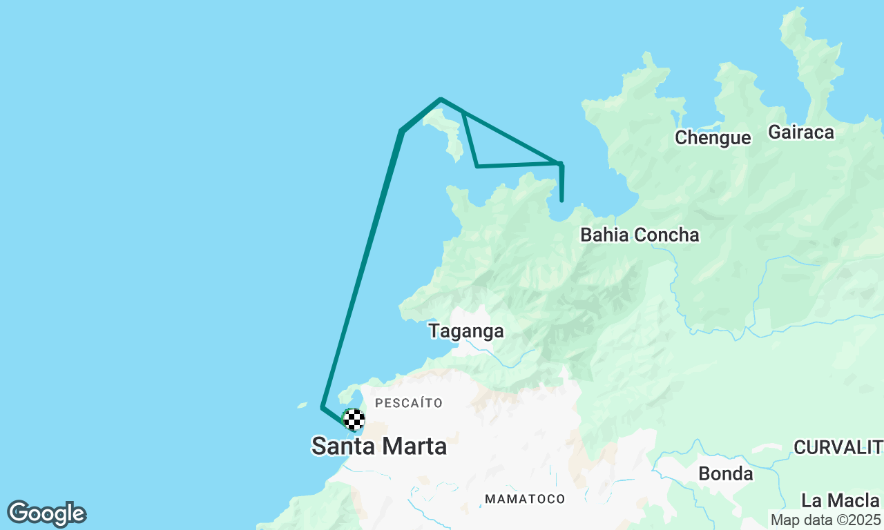 Santa Marta to Bahia Concha