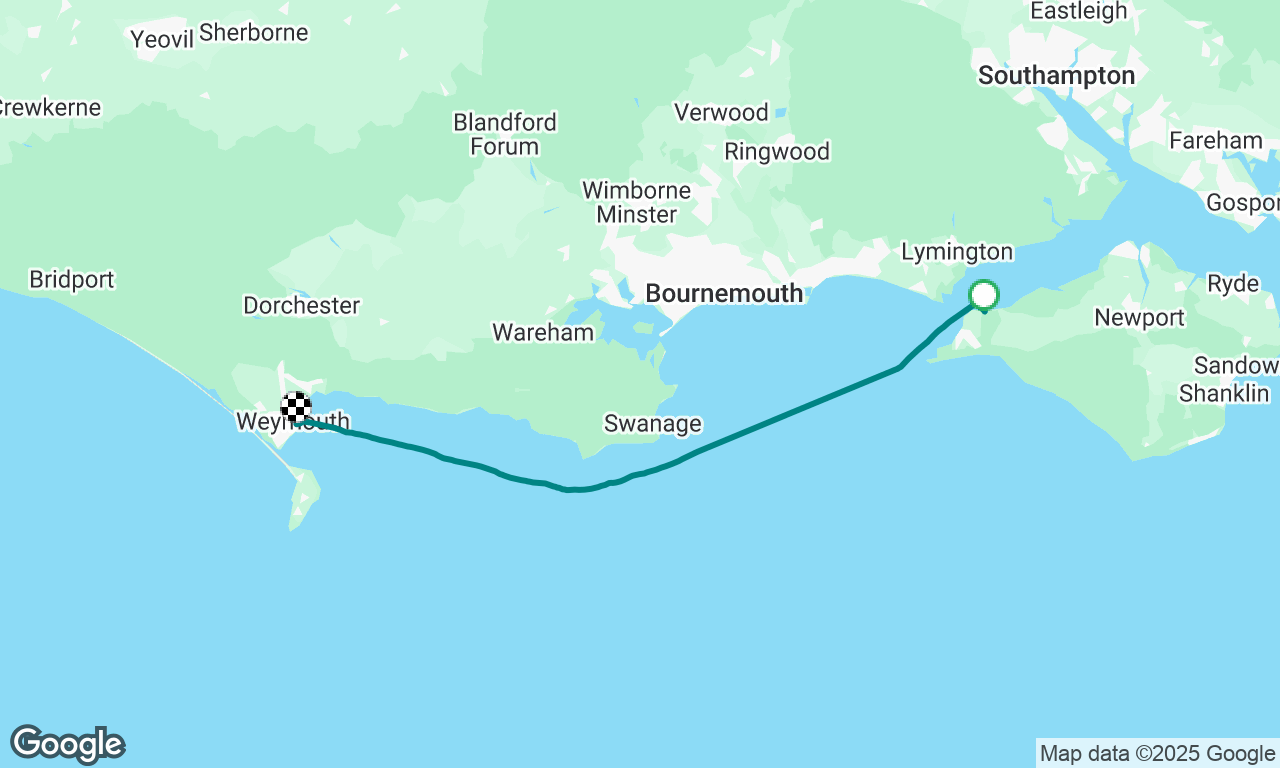 ASA cruise Yarmouth to Weymouth day 2