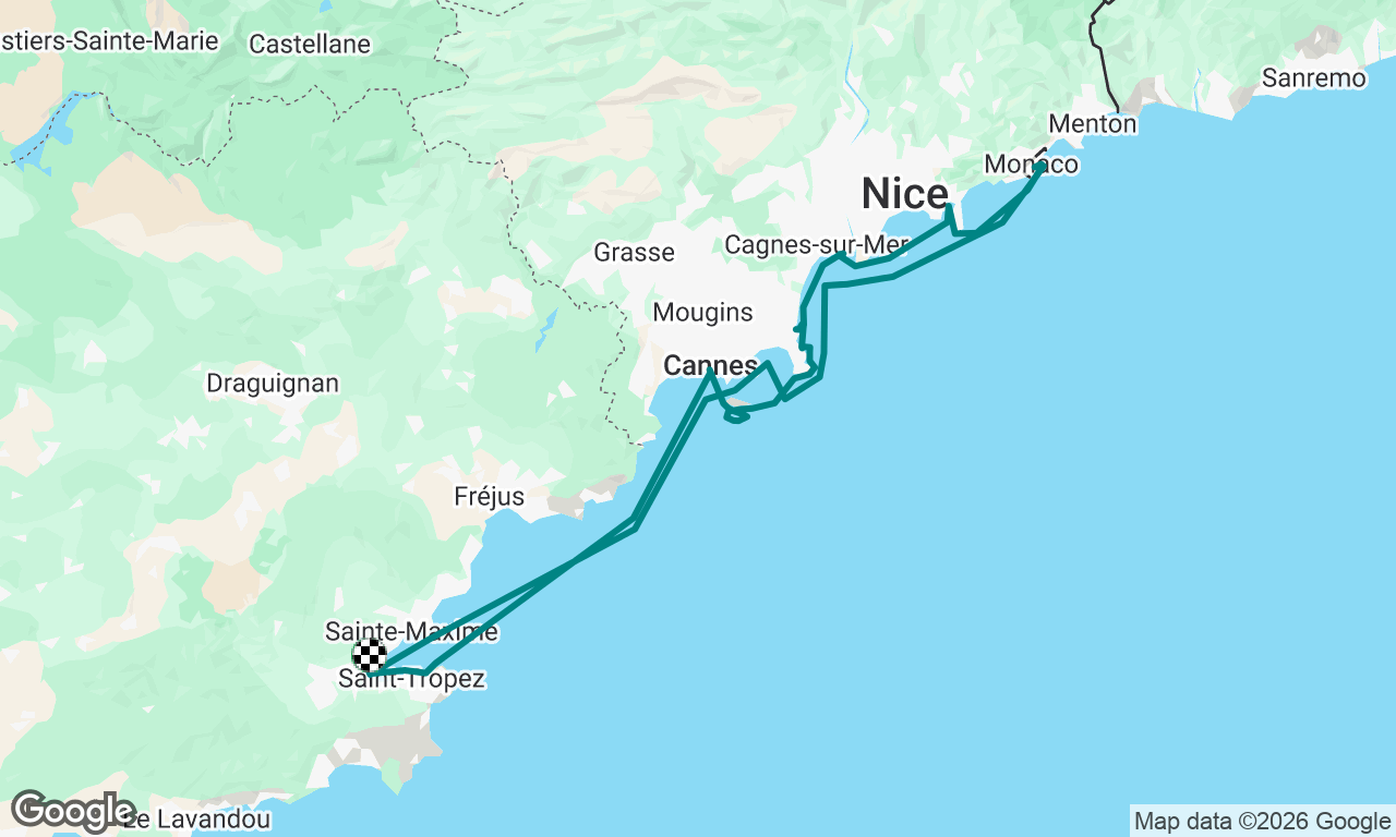 Voyage map