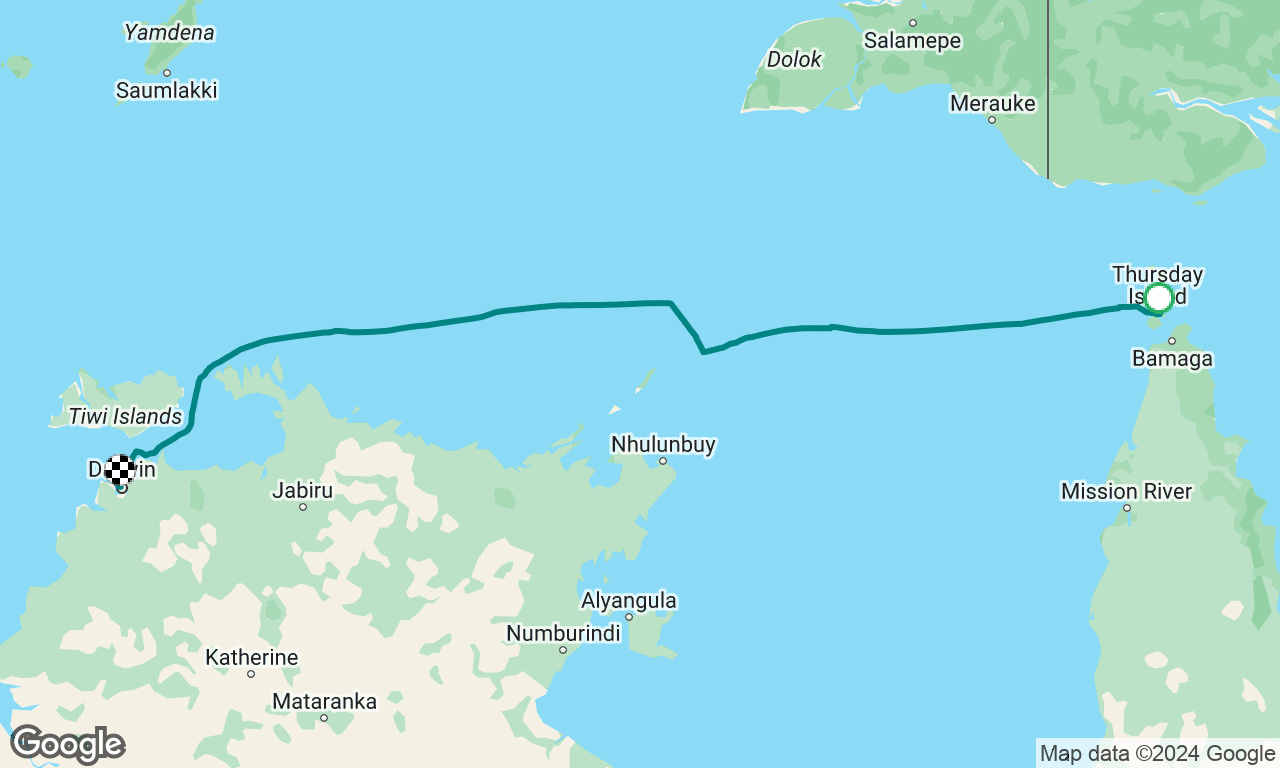 Thursday Island to Darwin 