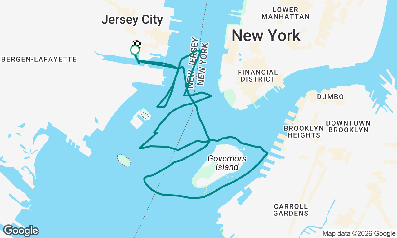 governor island, no wind day