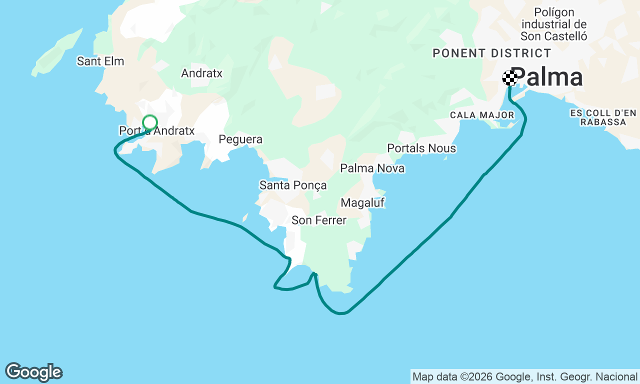 Charters Baleares S3P6 Andratx - Palma (Sp)