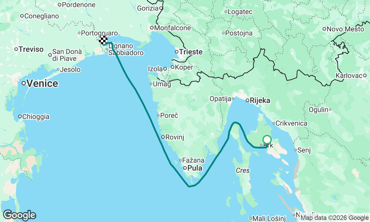 Voyage map