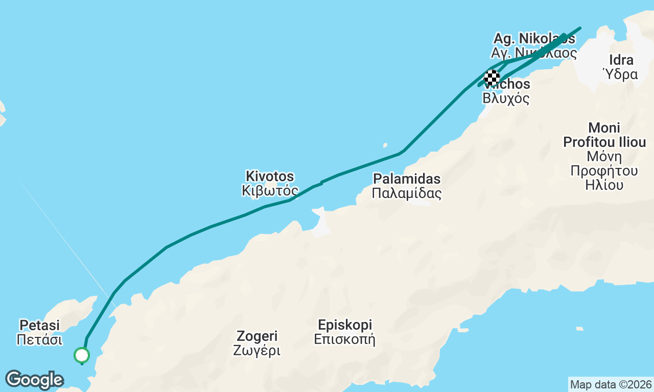 Voyage map