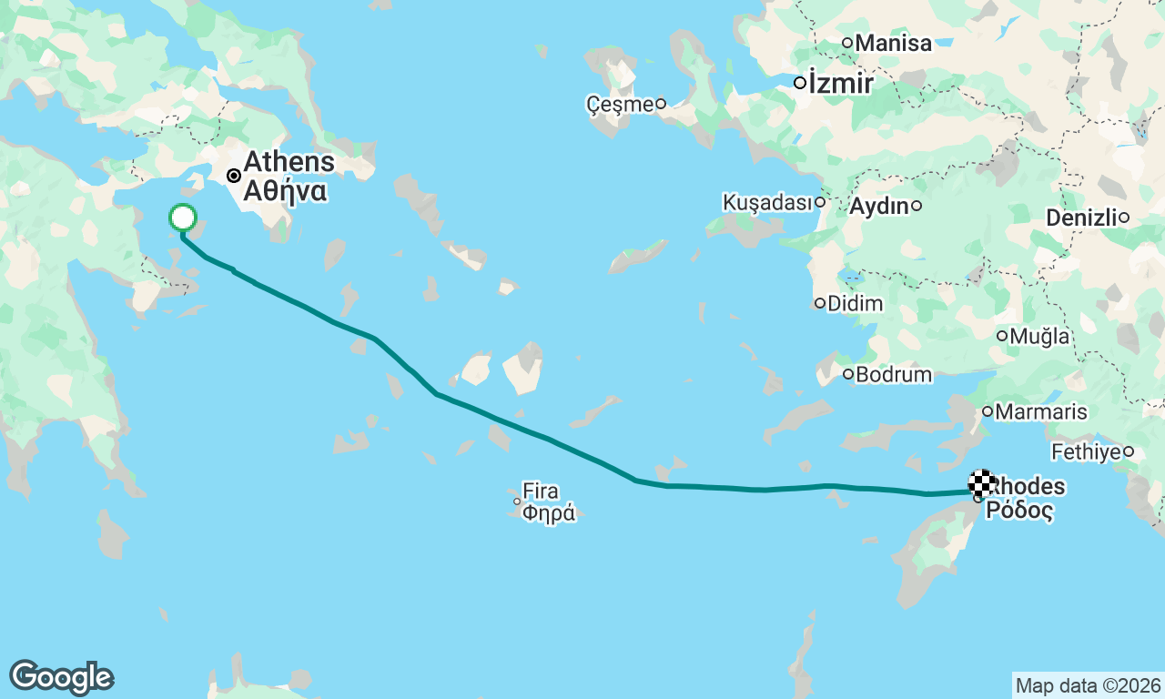 Voyage map
