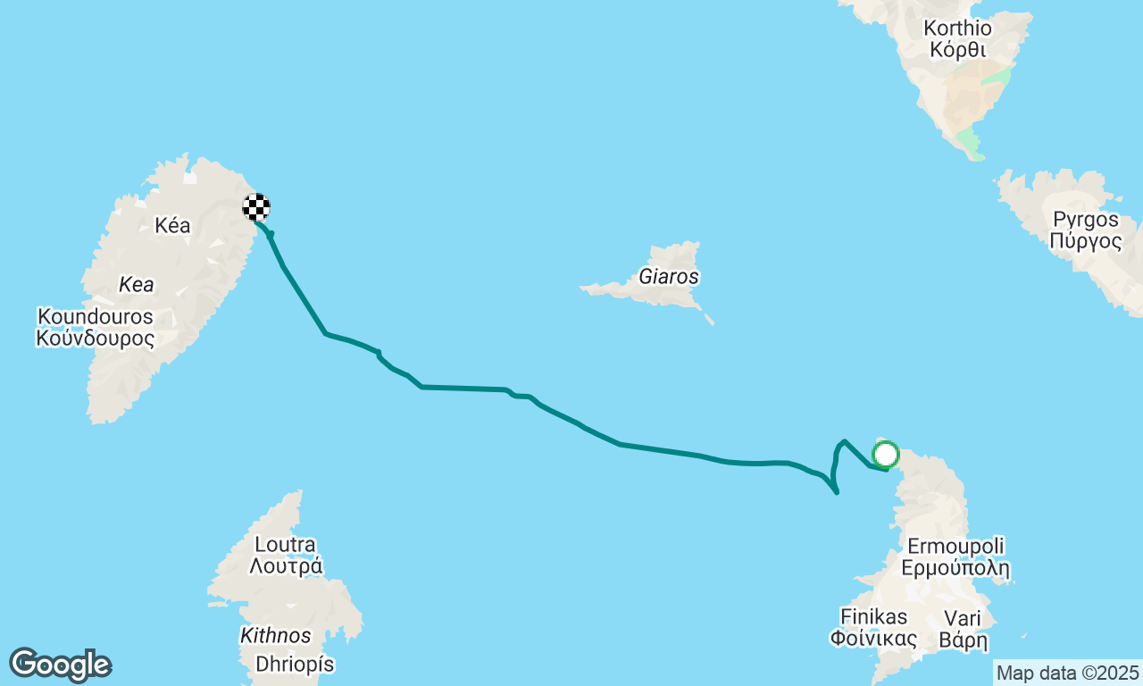 Syros->Kea
