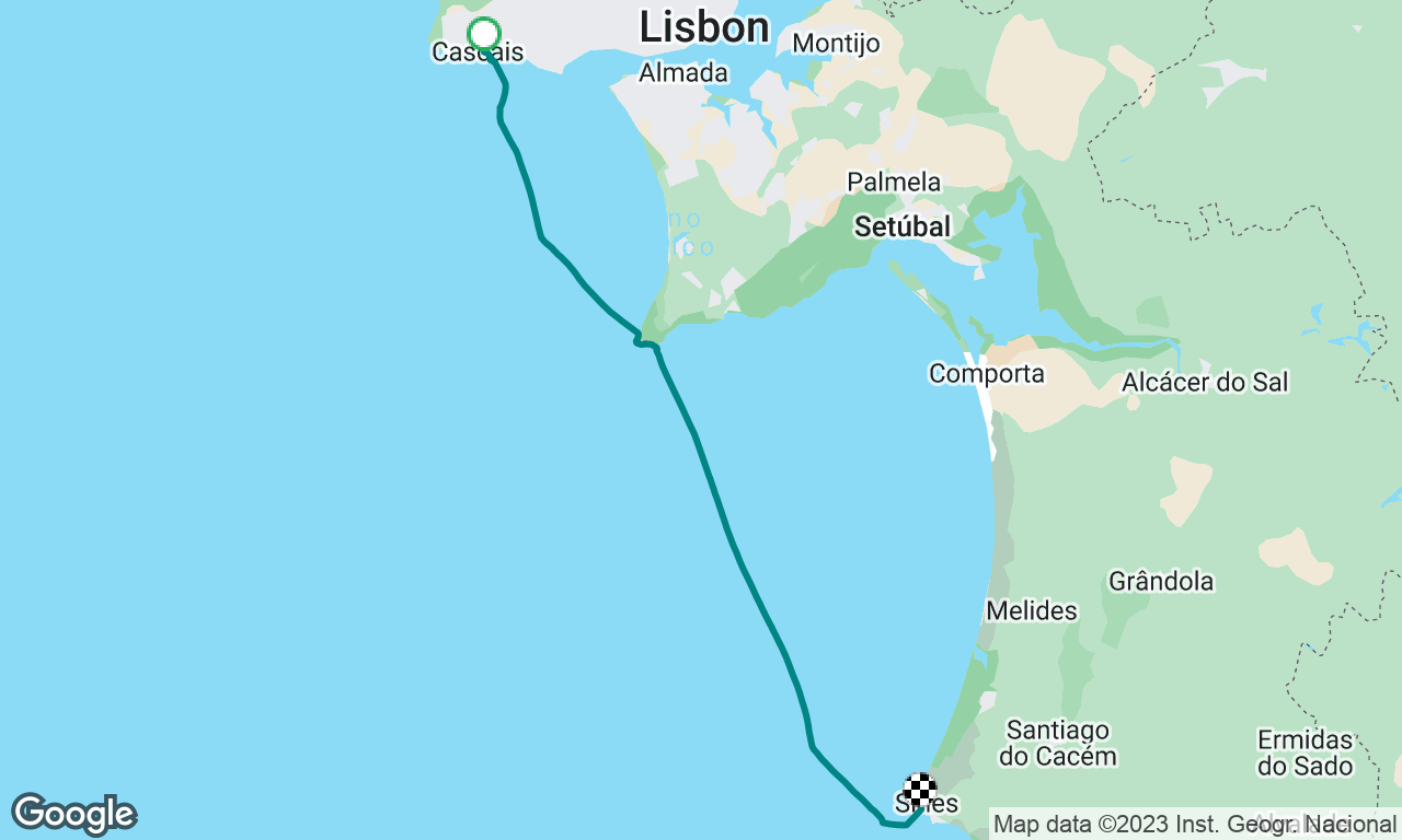 Cascais to Sines