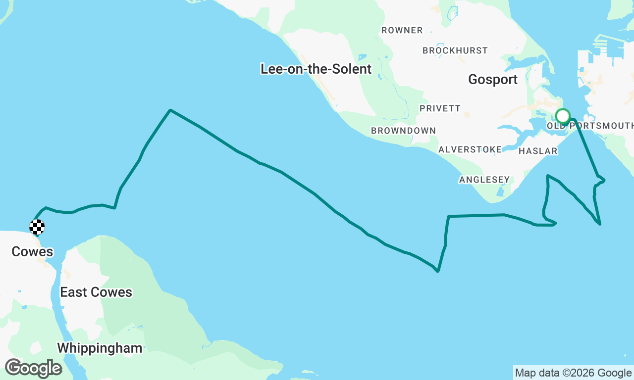 Haslar to Cowes 5 Jul