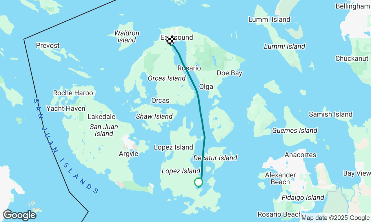 Hunter Bay to Judd Cove (Eastsound)