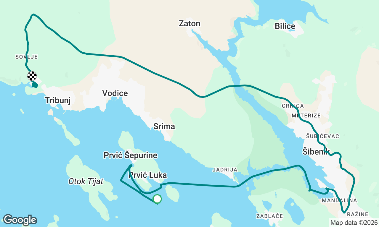 Voyage map