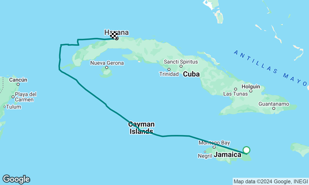 Jamaica–Havana, Cuba