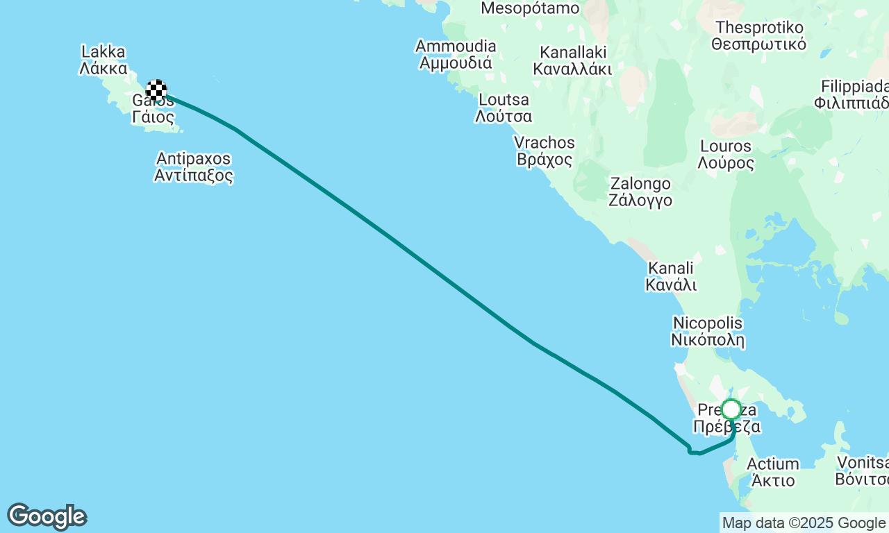 2025 June Preveza -> Paxos