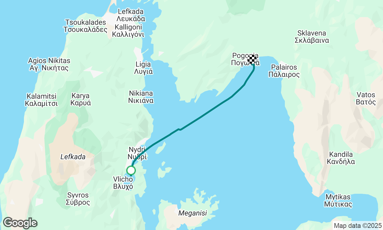 Vliho Bay to Pogonia