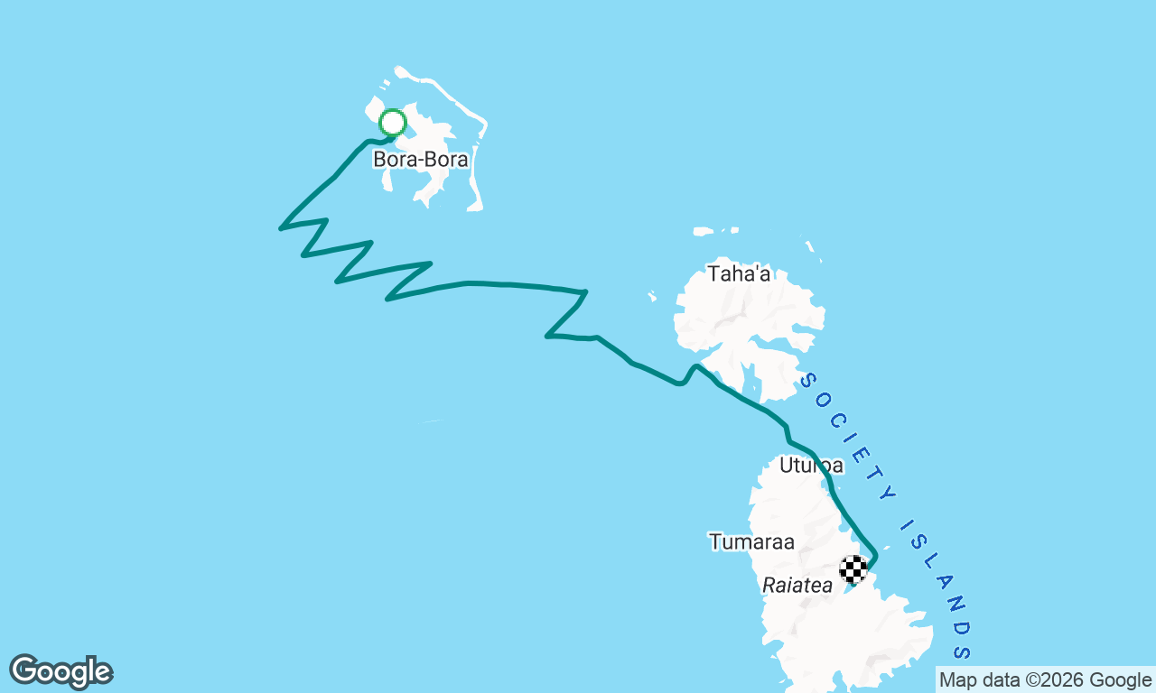 Bora Bora Yacht Club to Pointe Teonetere