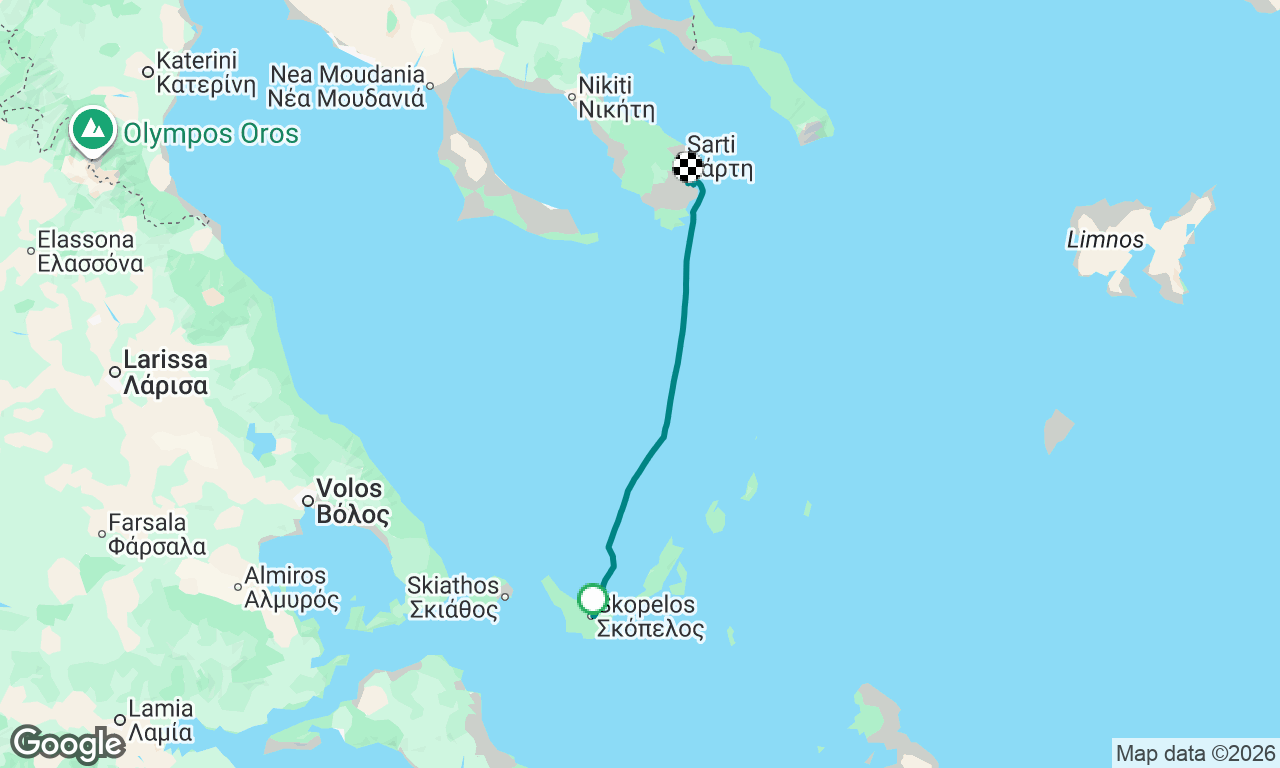 Voyage map