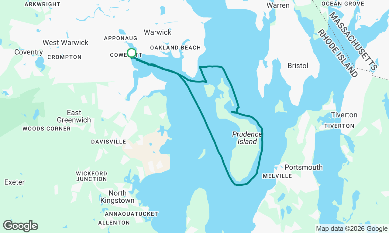 Potter Cove and Around Prudence Island