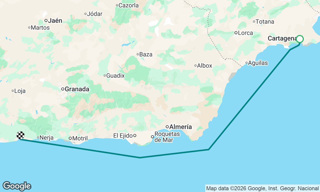 Voyage map