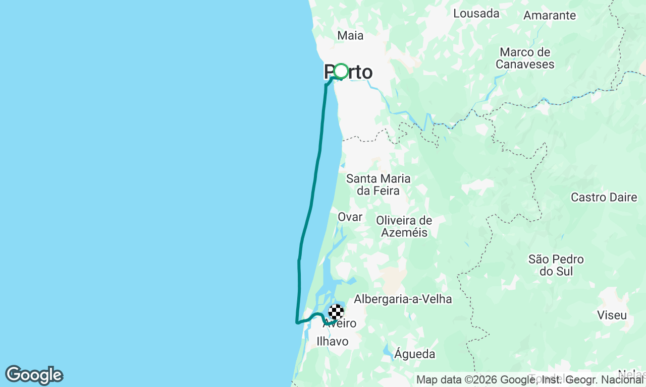 Porto to Aveiro