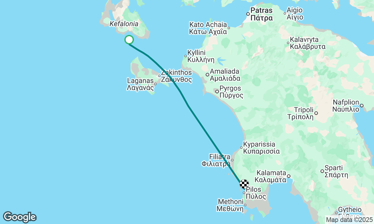Kefalonia to Pilos