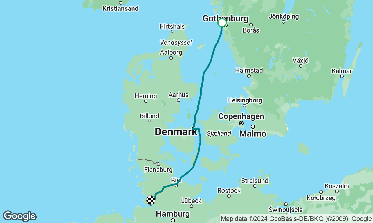 Gothenburg to Brunsbuttel