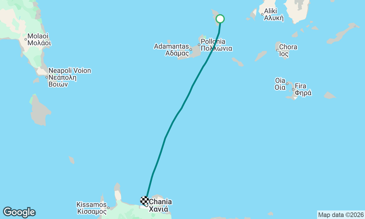 Voyage map