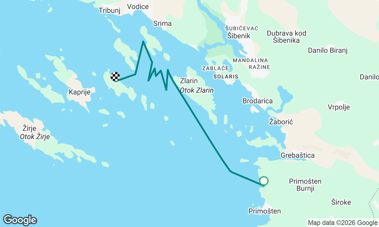 Voyage map