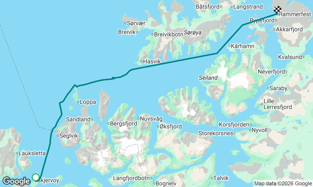 Voyage map