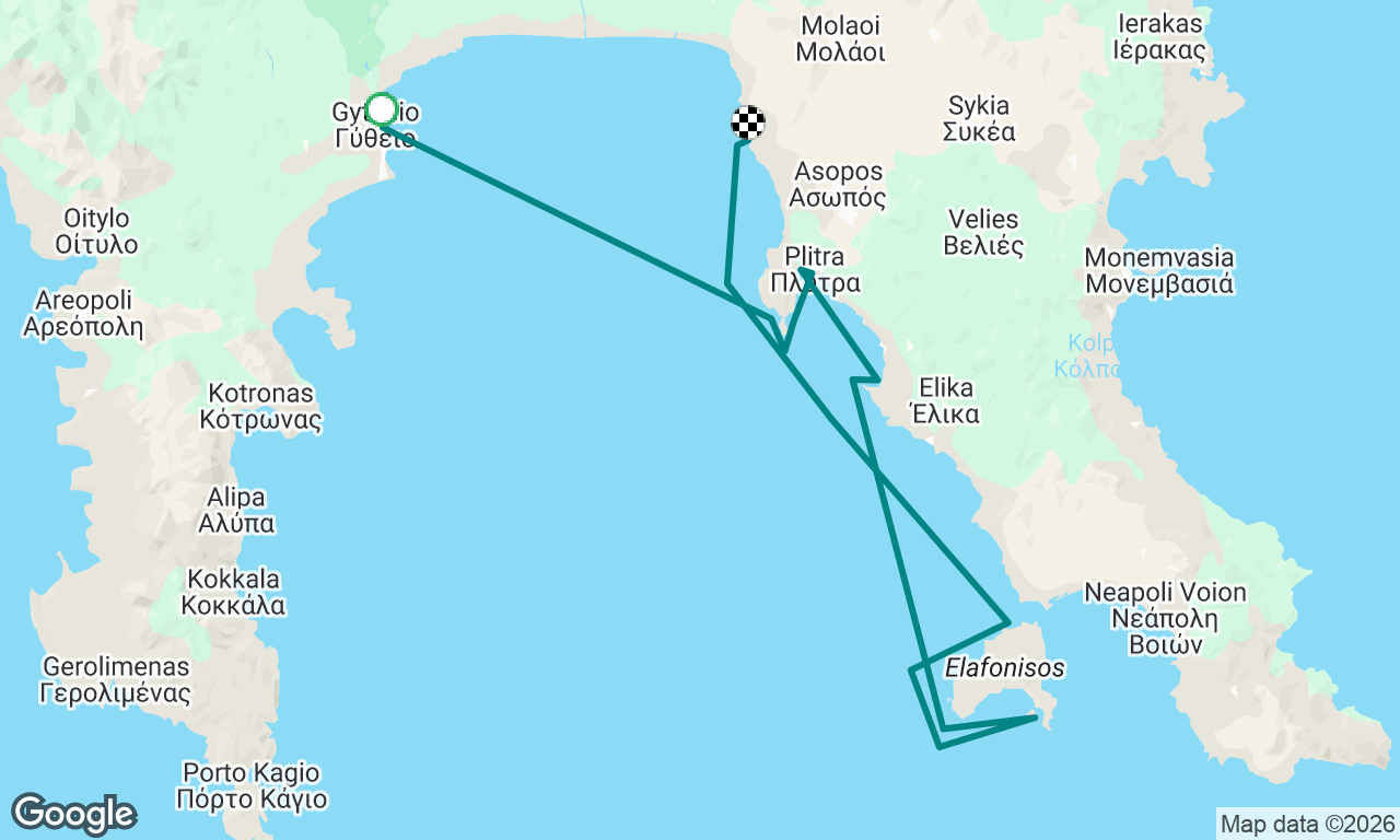 Voyage map