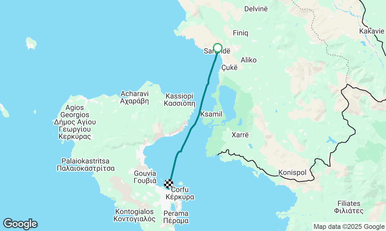 Sarande To Portamou
