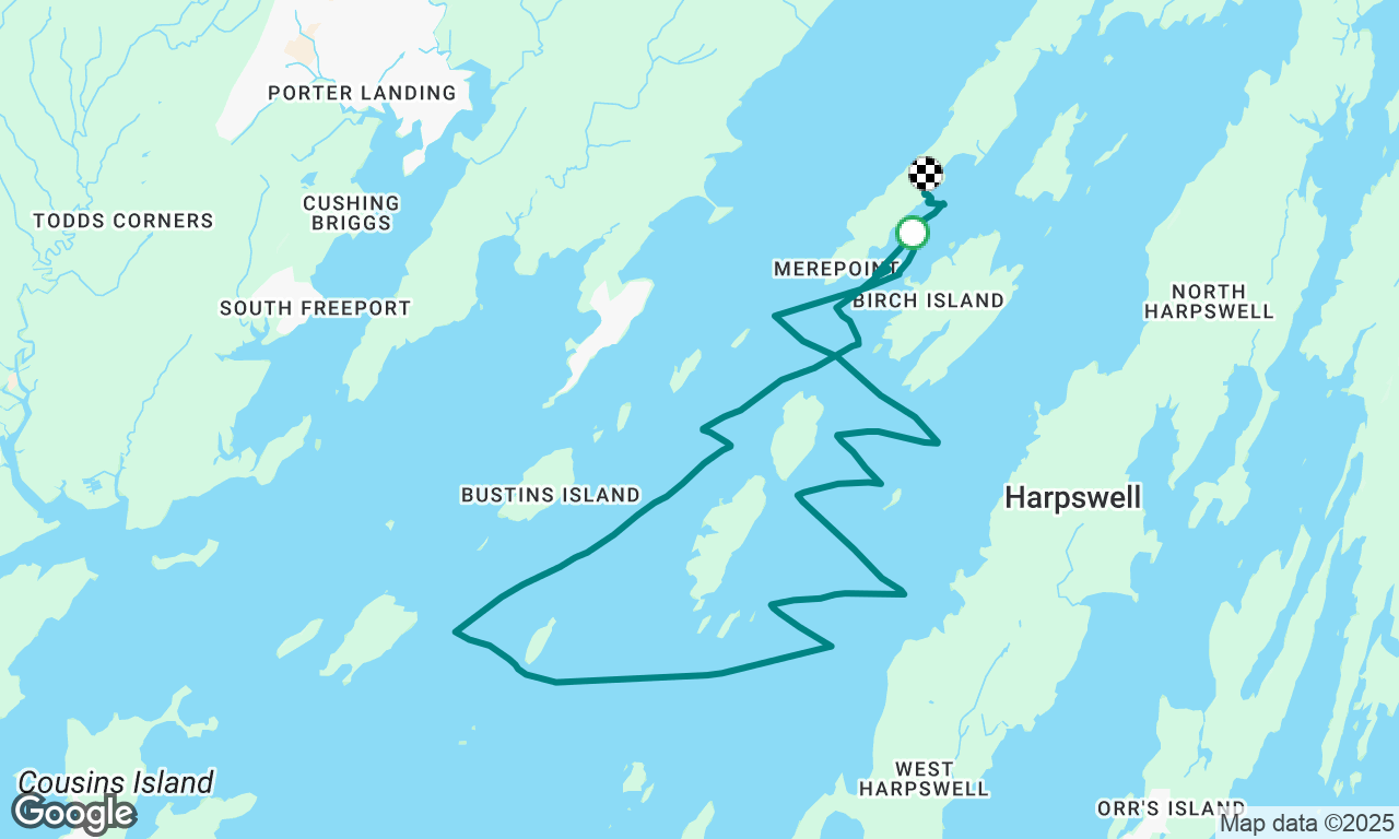 Out past French Island. 