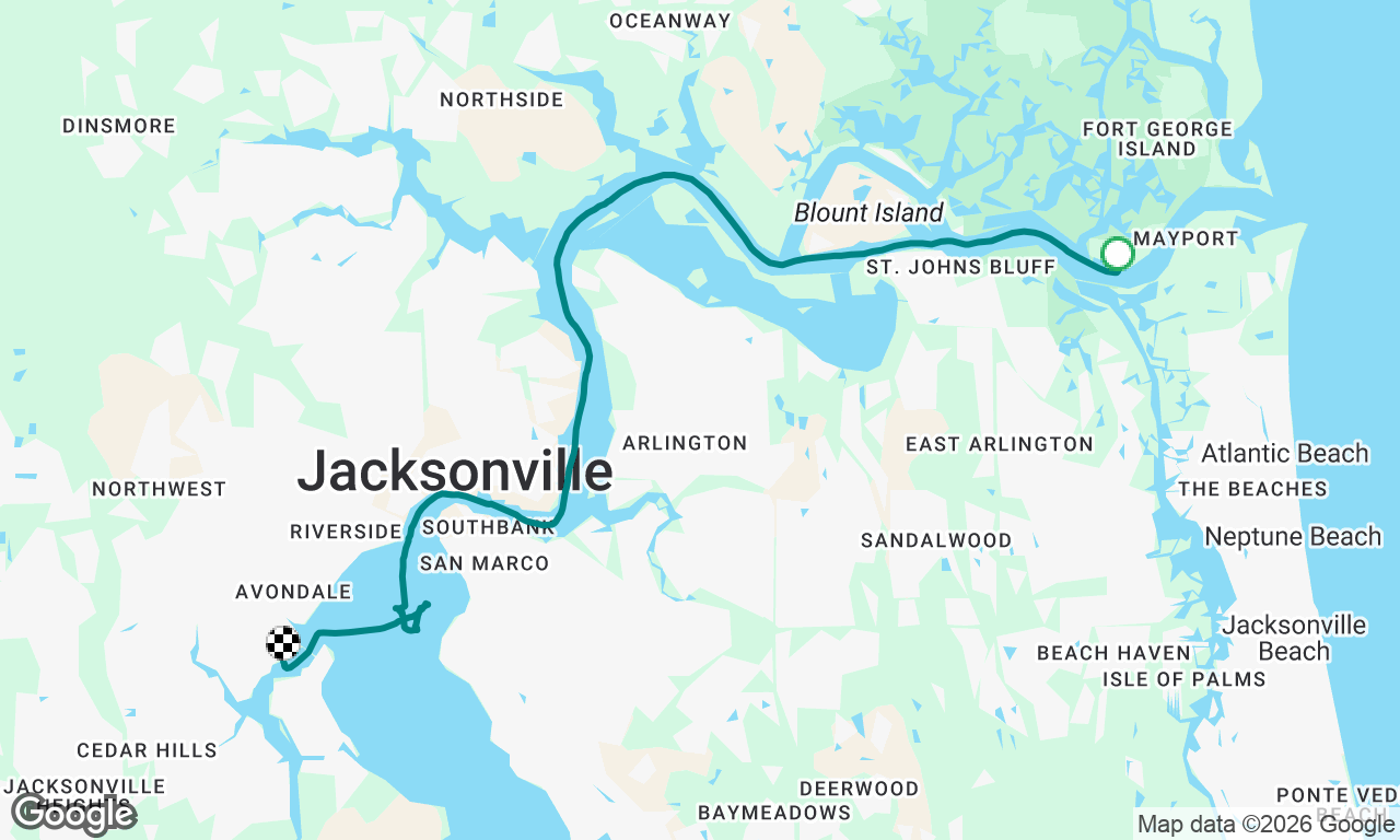 Delivery - Day 2 - St. John's R. to Ortega R.