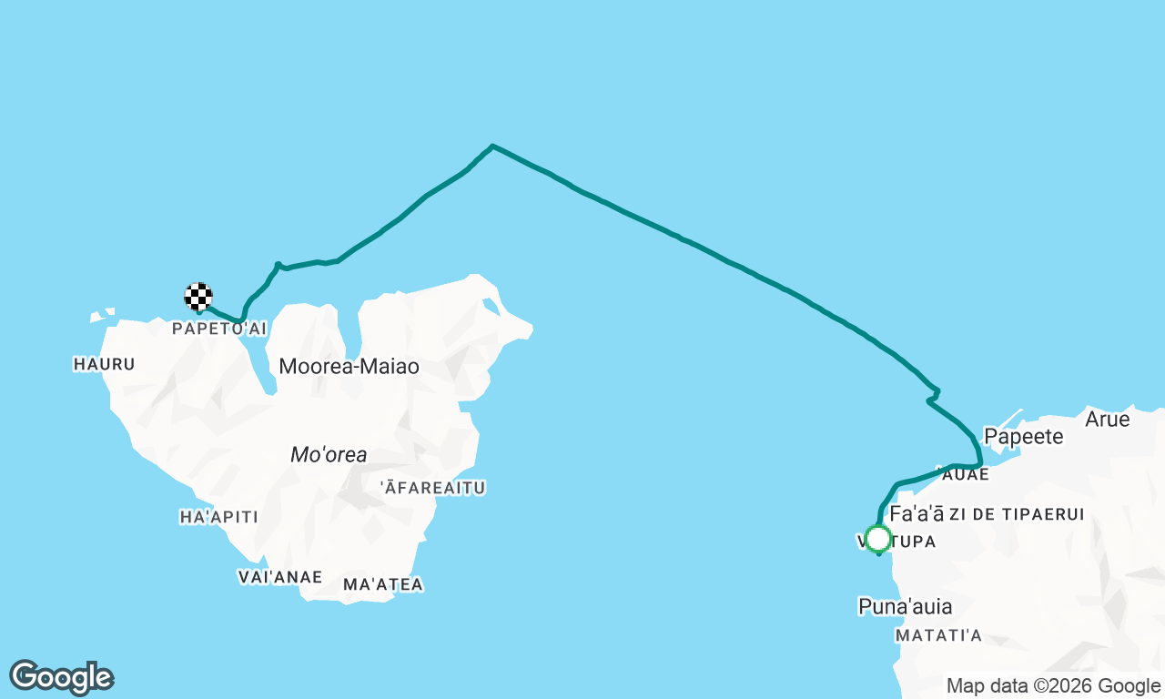 Tahiti to Mo‘orea
