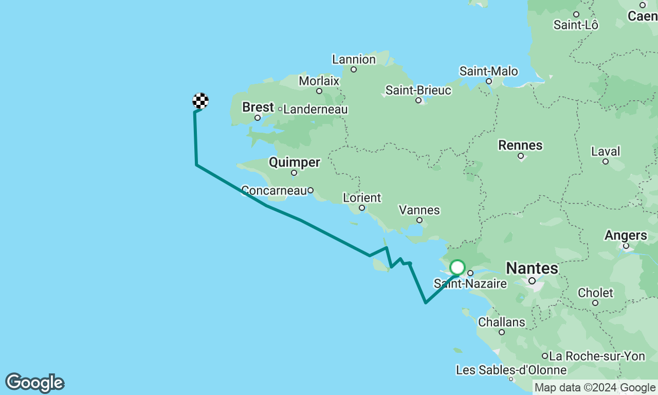 Pornichet - Hoedic - Ouessant