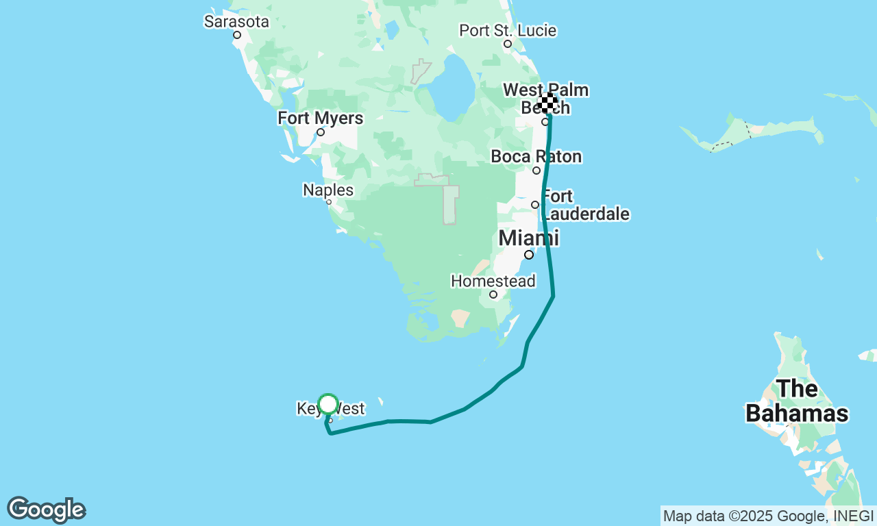 Key West to Baltimore Leg 1
